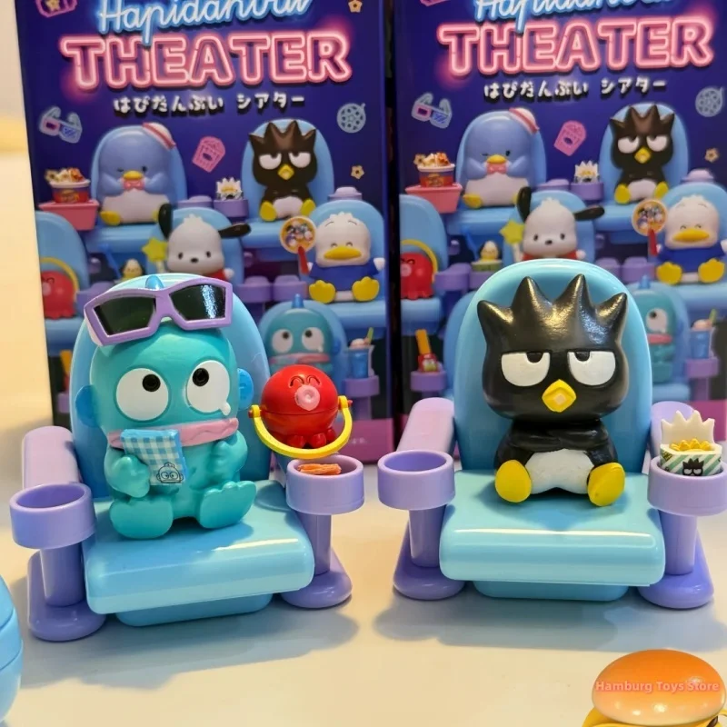 

Re-ment Sanrio Hapidanbui Theater Complete Set of Figure Collectibles Trendy Toys Desktop Ornaments Miniature SceneCollection