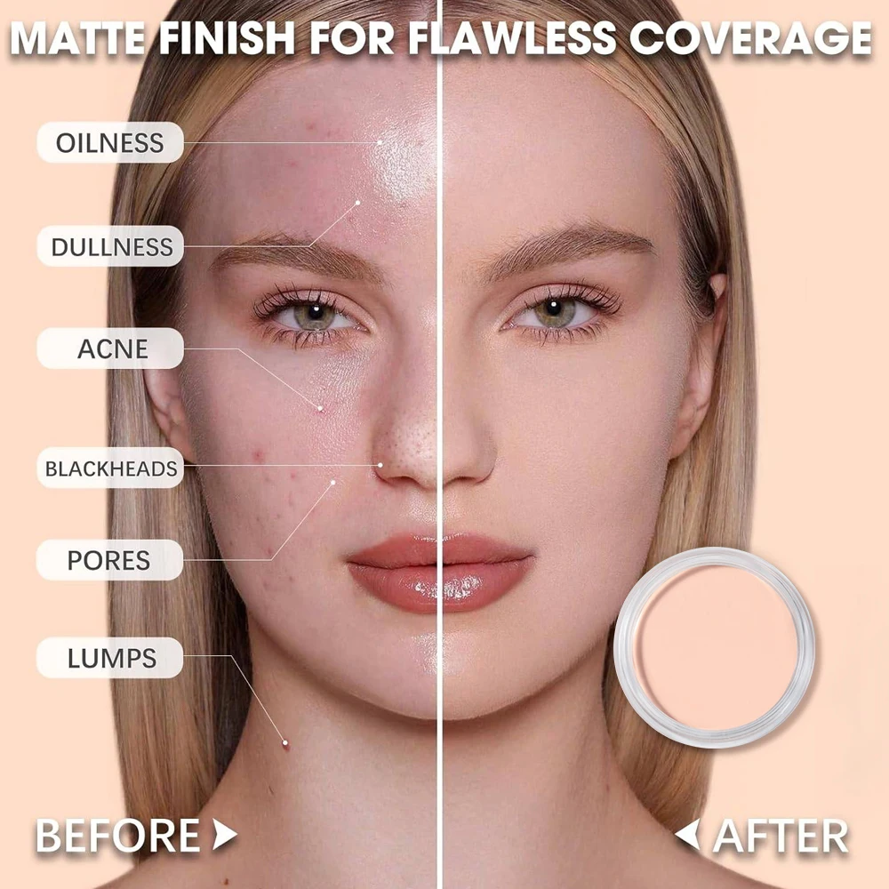 คอนซีลเลอร์ตาและใบหน้า ปกปิดรอยคล้ําใต้ตาอย่างสมบูรณ์แบบ รอยแผลเป็นจากสิว คืนรูปลักษณ์ที่สมบูรณ์แบบ และสร้างประณีต