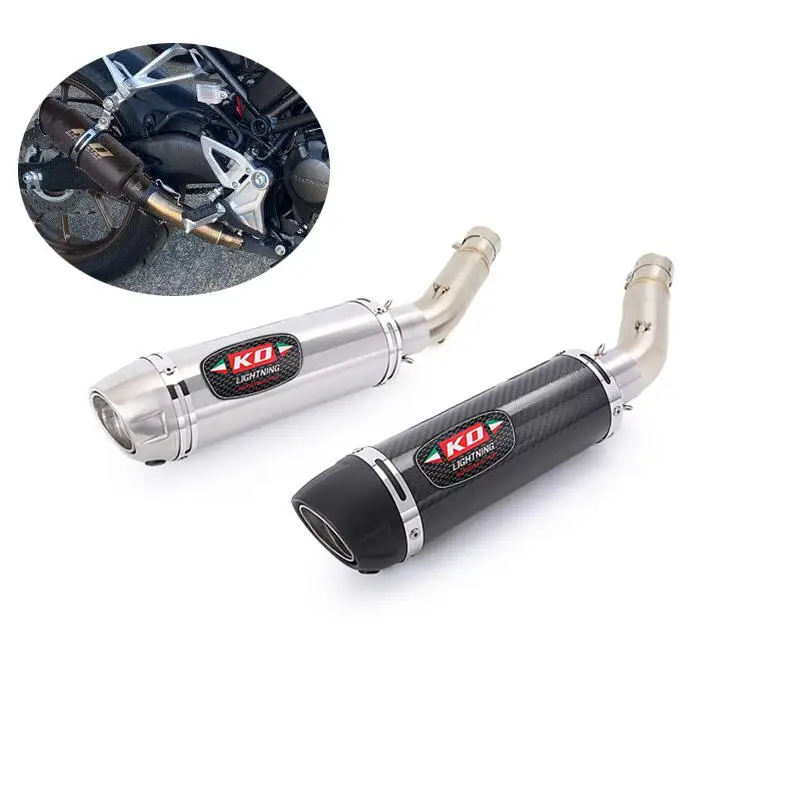 

For Honda CBR300R CB300F 2020-2025 CB300R CB250R Motorcycle Exhaust System Header Link Pipe Slip On 51mm Tail Muffler DB Killer