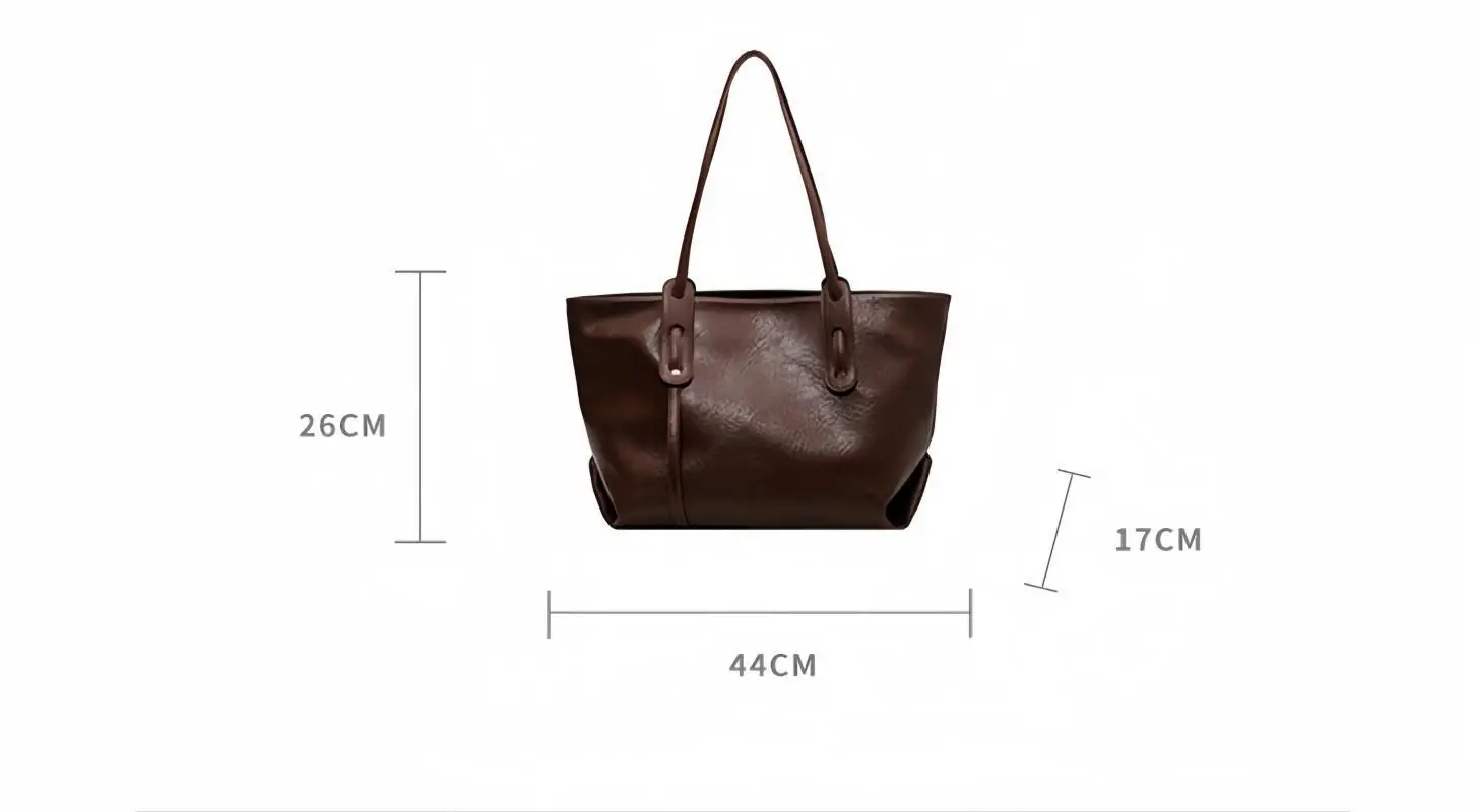 2024 nuova borsa da donna di fascia alta in stile retrò di grande capacità borsa a tracolla singola Versatile alla moda borsa a tracolla Casual