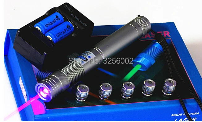 

Laser Light Pointers 450nm blue 100000m 445nm Focusable Laser Burn Match Hunting Accessories Cat Toy Lazer Torch（No battery）