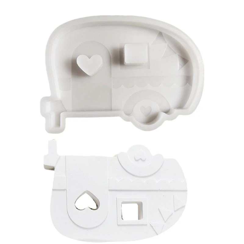 

5asd High Quality Silicone Camping Car Ornament Mold To Create Campers Ornament