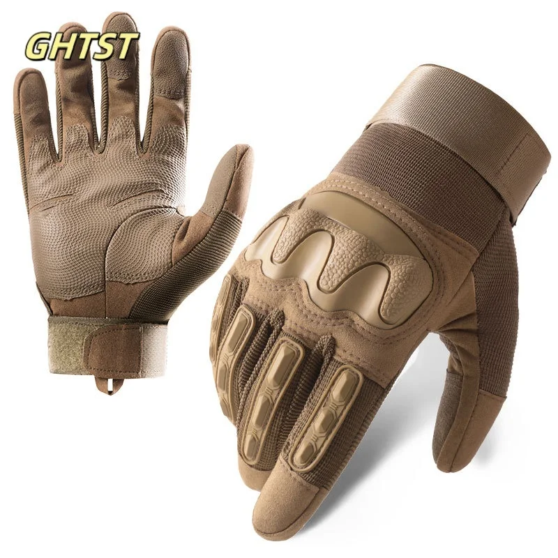 Guantes tácticos de dedo completo pantalla táctil combate tiro caza deporte al aire libre Airsoft Paintabll conducción trabajo mitones hombres mujeres