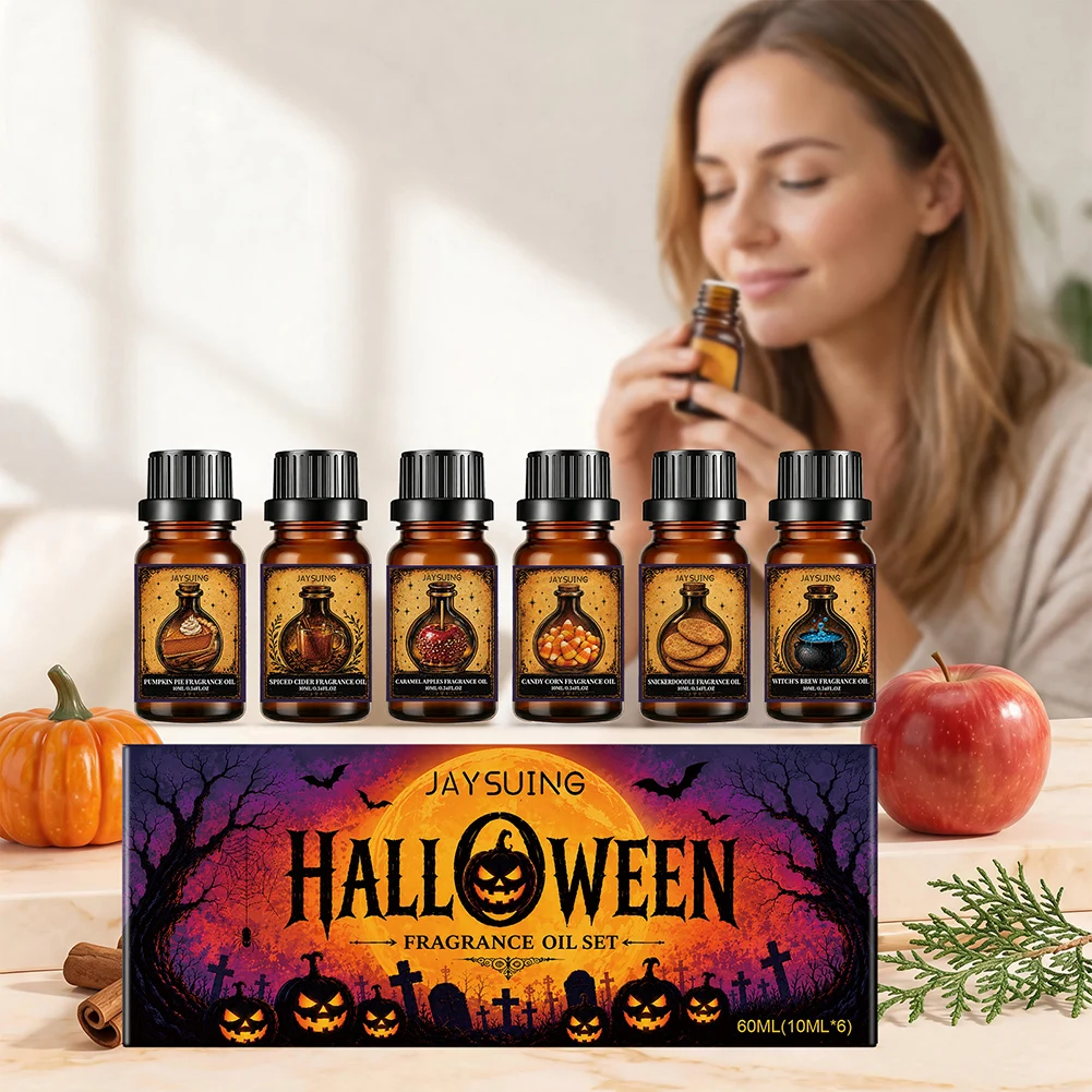 Soap Making Ingredient - 6pcs/Set Halloween Fragrance Oils Set Premium