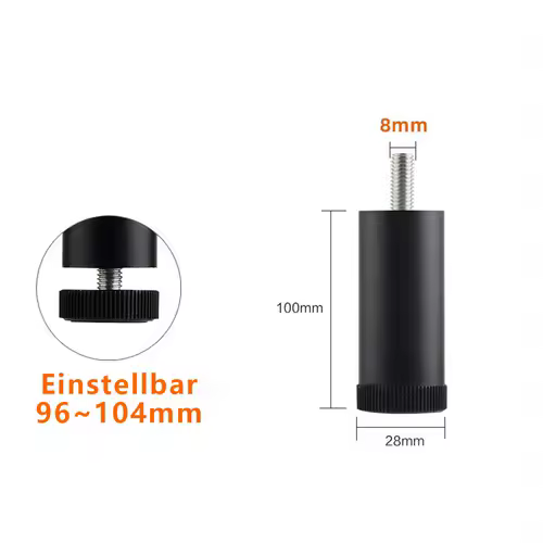 M8~M10 1PCS Adjustable Furniture Leg Aluminum Alloy Table Legs For TV Cabinet,Wardrobe,Raised Refrigerator Washing Machine Feet - Image 21