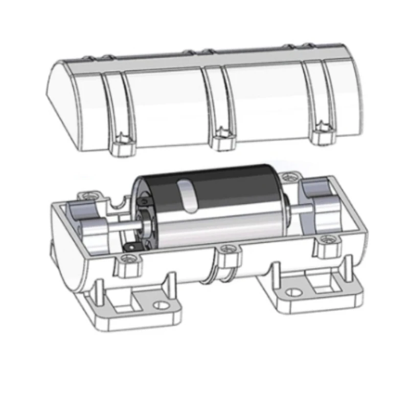 DC Motor 12V/24V 3800RPM Double Vibrating Motor with Regulator for Warning Systems Massage Bed Chair