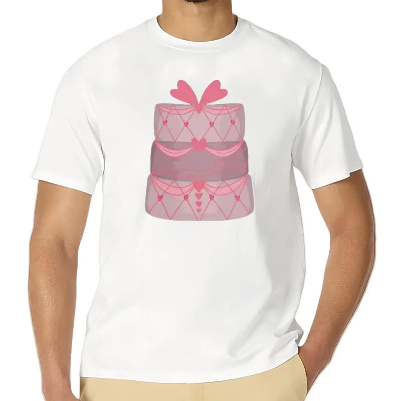 Camiseta de algodón 'Tarjeta de boda' TA044893 lavada elegante ligeramente streetwear Unisex estirado moda suave