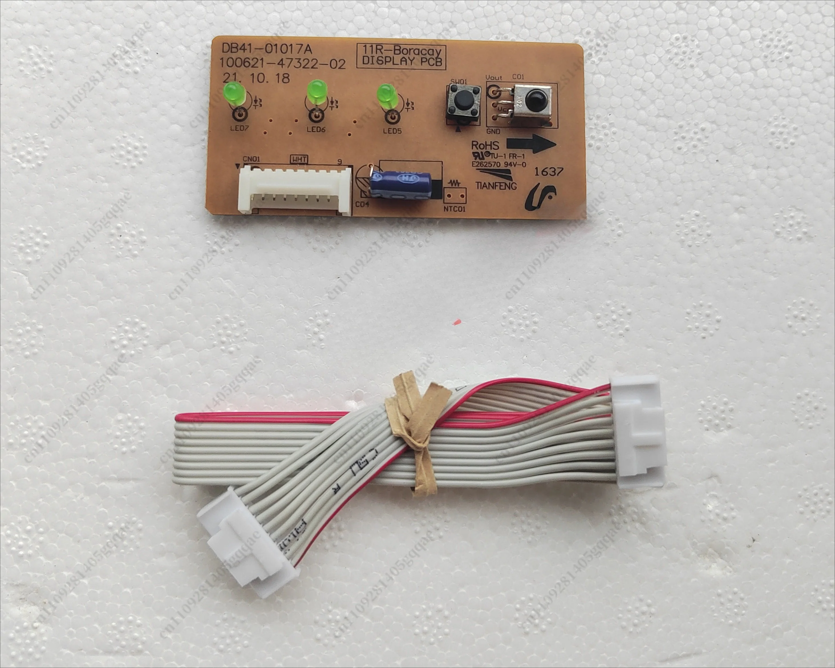 For Air Conditioner Remote Control Receiving Board Signal Button Board DB41-01017A DB93-10861A Receiving Window Device