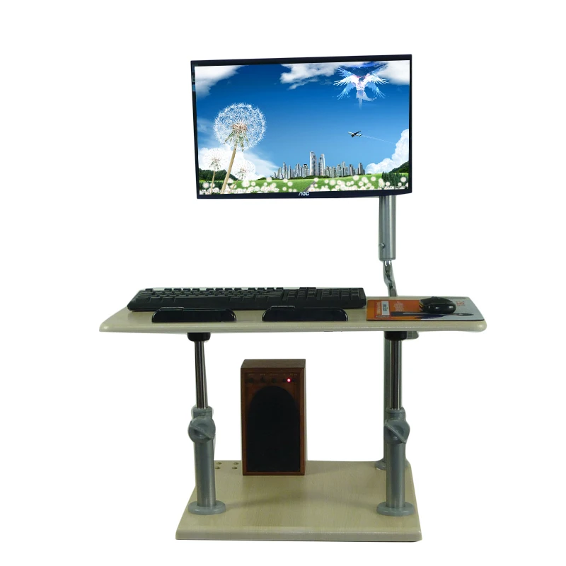IoT standing desk, standing computer desk, liftable, movable, hanging small table can be customized