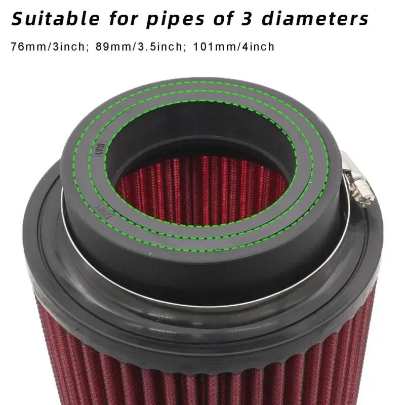 1. Universal Mushroom Air Intake Filter, 63-101mm Cold Air Filter for Car Engine Modification
