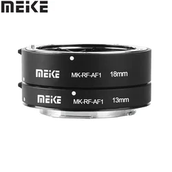 Meike MK-RF-AF1 Lens Adapters Metal Auto Focus Macro Extension Tube Ring 13mm 18mm for Canon EOS R EOS RP RF Series