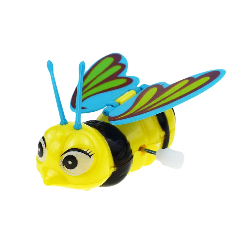 Cartoon Animal Clockwork Toys Wind Up Will Swing Wings Bumblebee Bee Model Creative Funny Clockwork Toys Children's Easter Gifts