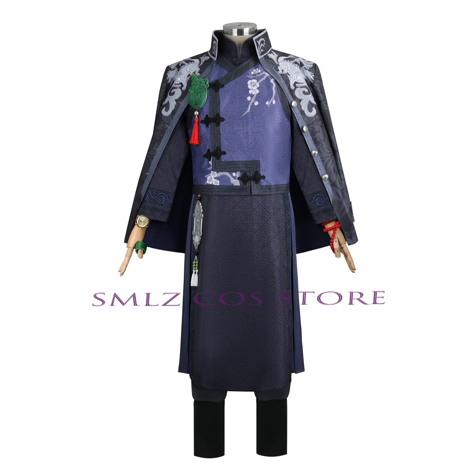 Game Identity V White Guard/Black Guard QiLin Of The East Fashion Suit Handsome Cosplay Costume Halloween Party Outfit for Man