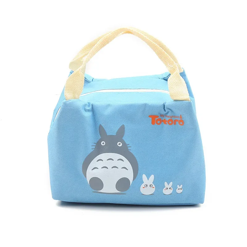 Anime Totoro Doraemon HelloKitty Handbag Refrigerated Portable Office Insulated Bag Ice Storage Milk Ice Pack Ice Pack Fresh Bag