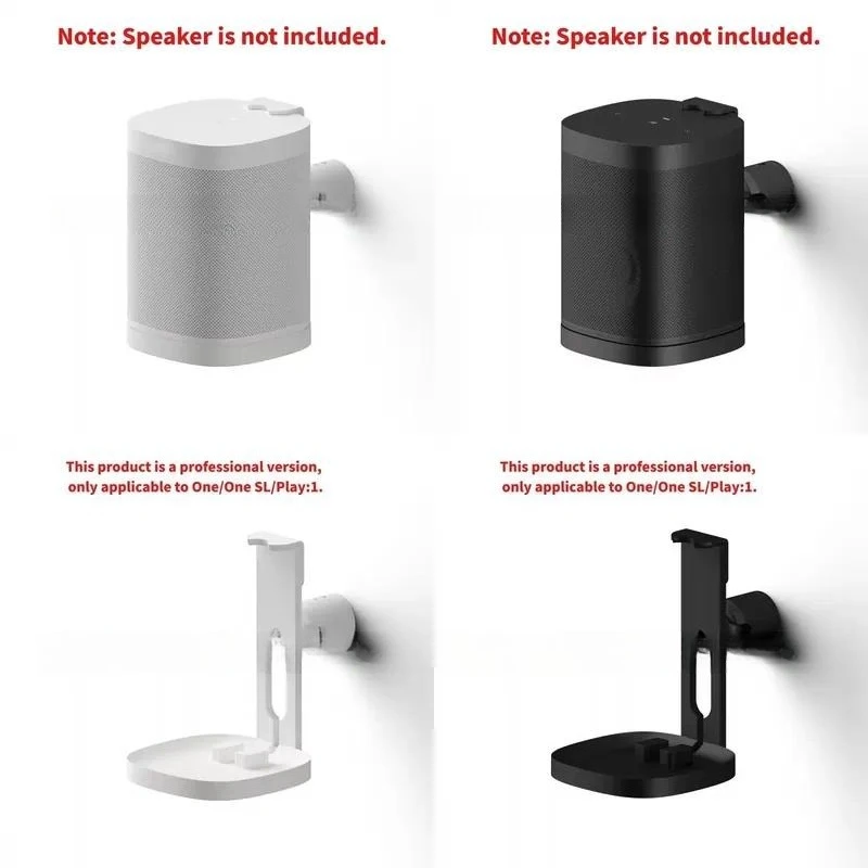 for-sonos-one-one-sl-play-1-speaker-adjustable-swivel-tilt-wall-mount-bracket-rotatable-holder-with-full-install