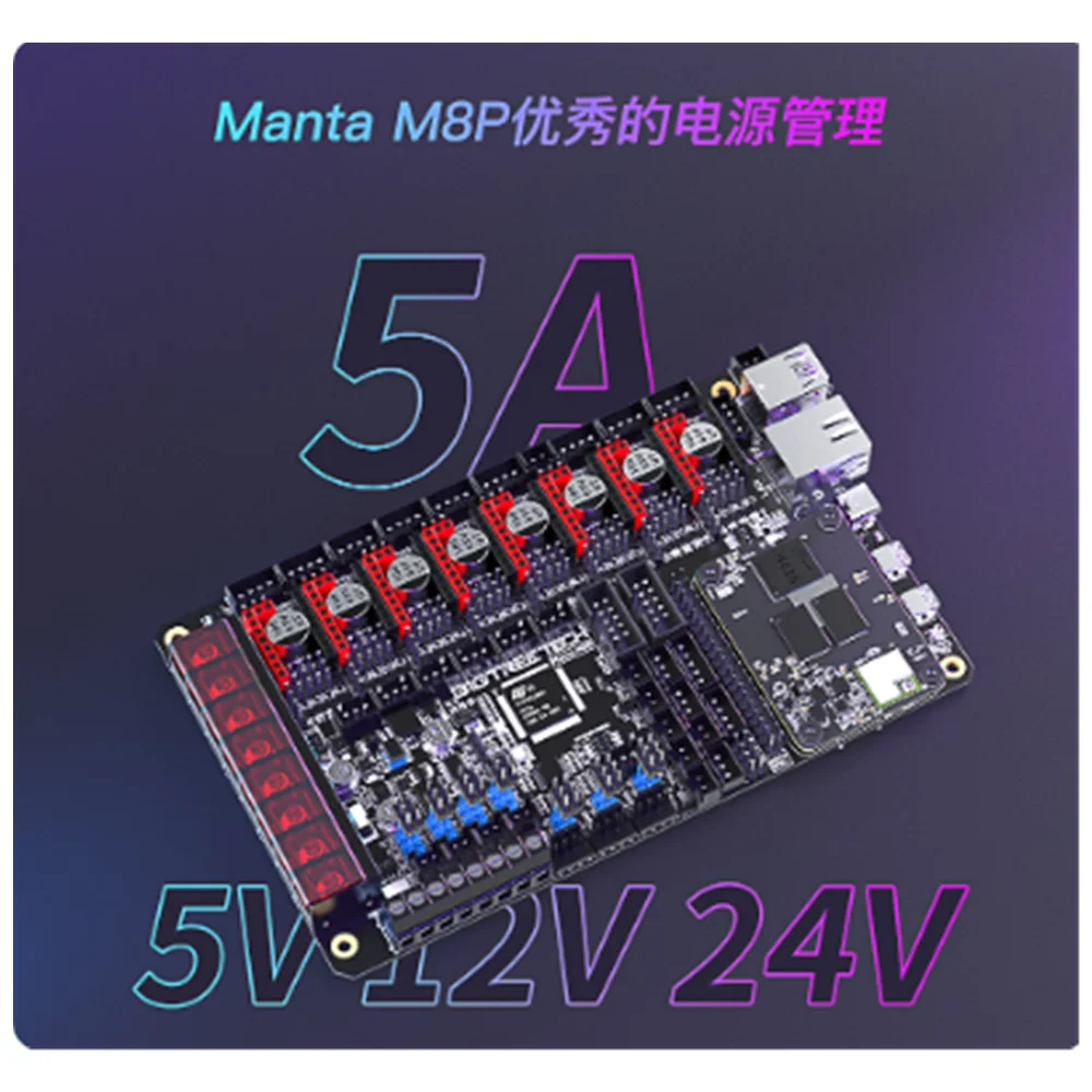 BIGTREETECH Manta M4P / M5P / M8P 3D printer motherboard 4 / 8 axis Klipper Voron