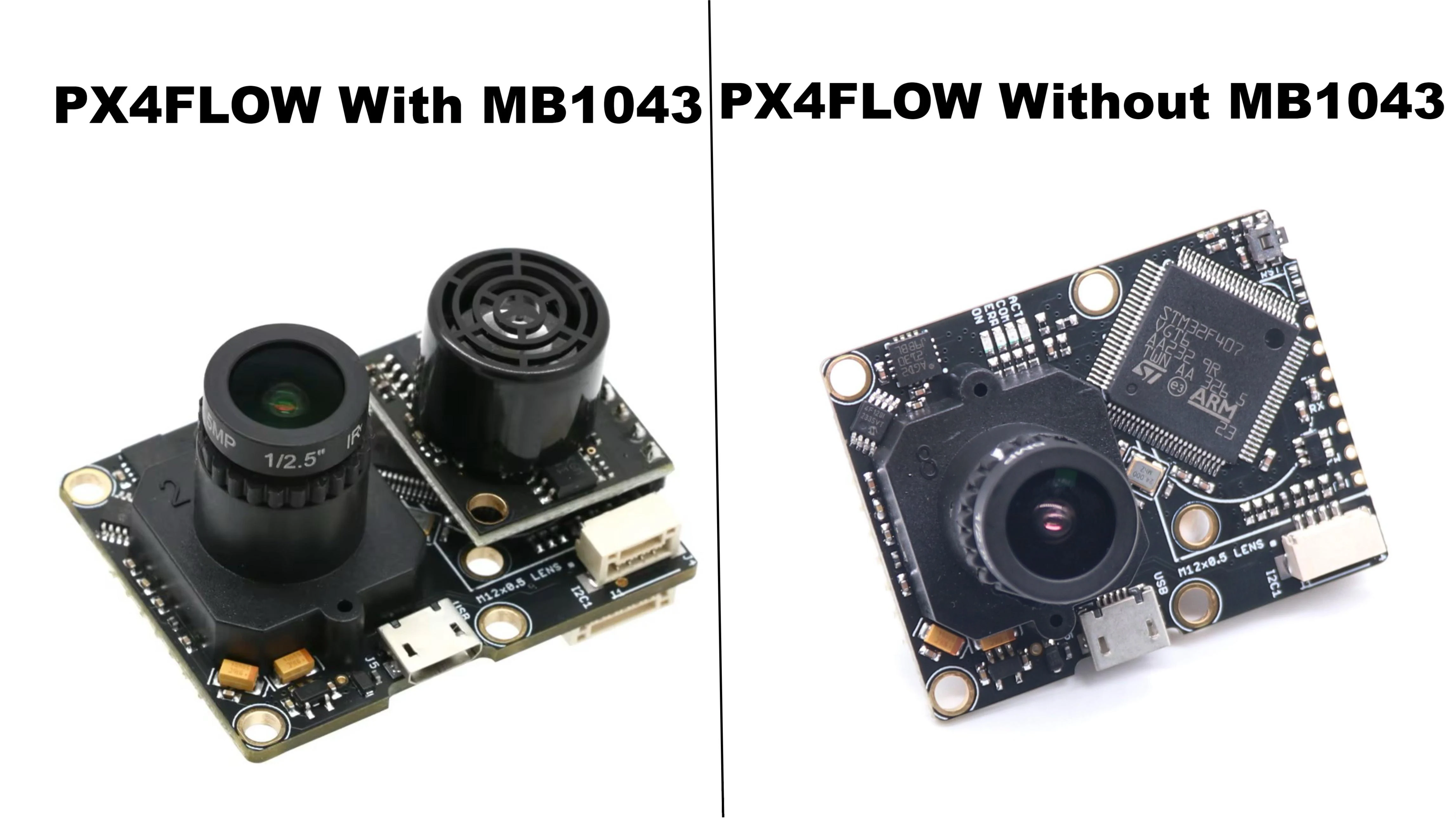 PX4 PIXHAWK 비행 제어 시스템 MB1043용 PX4FLOW 광학 유량 센서 스마트 카메라
