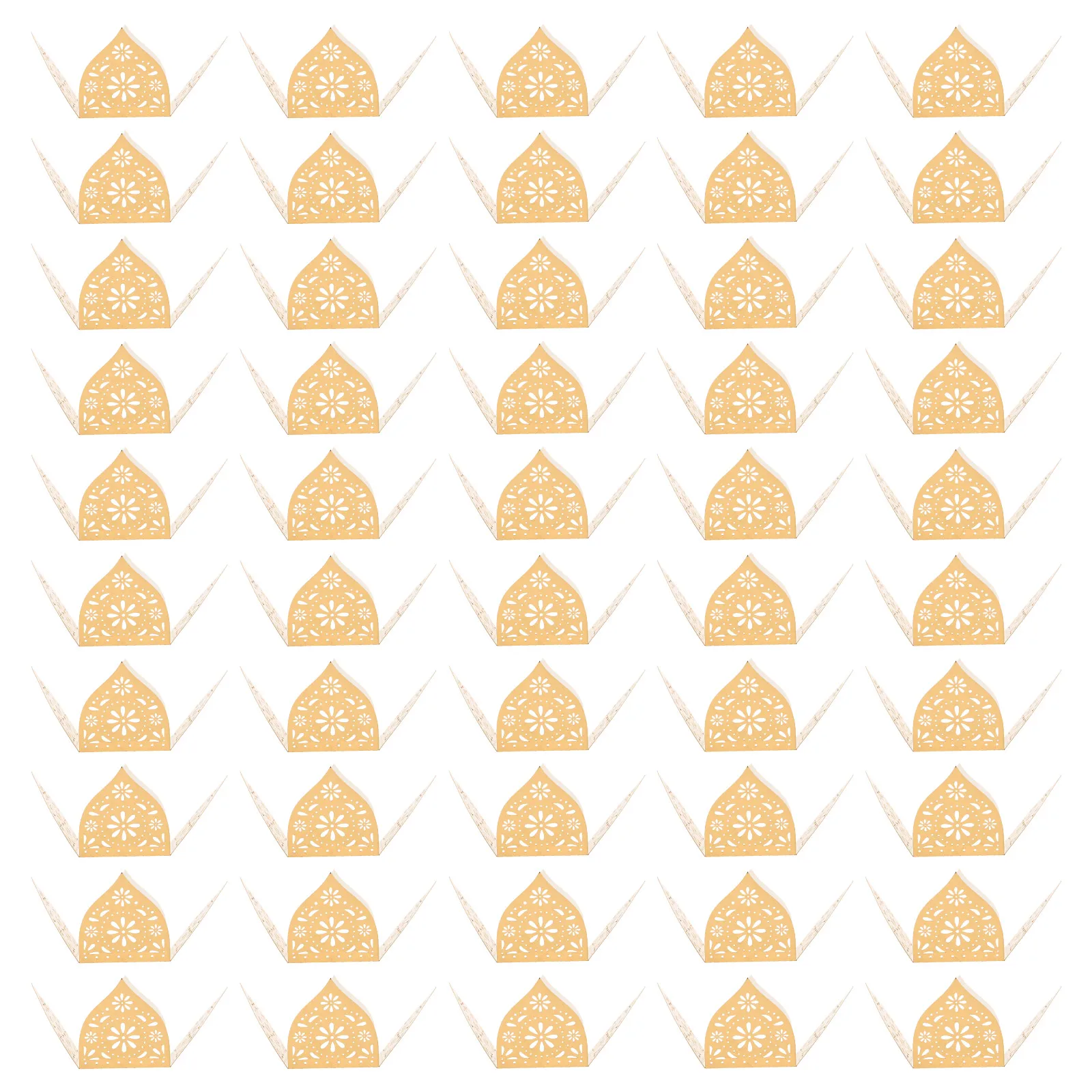 

50 Pcs Decorative Candy Box Present Containers Baking Cup Wrappers Gift Treat Boxes Paper Cake Packing Trays