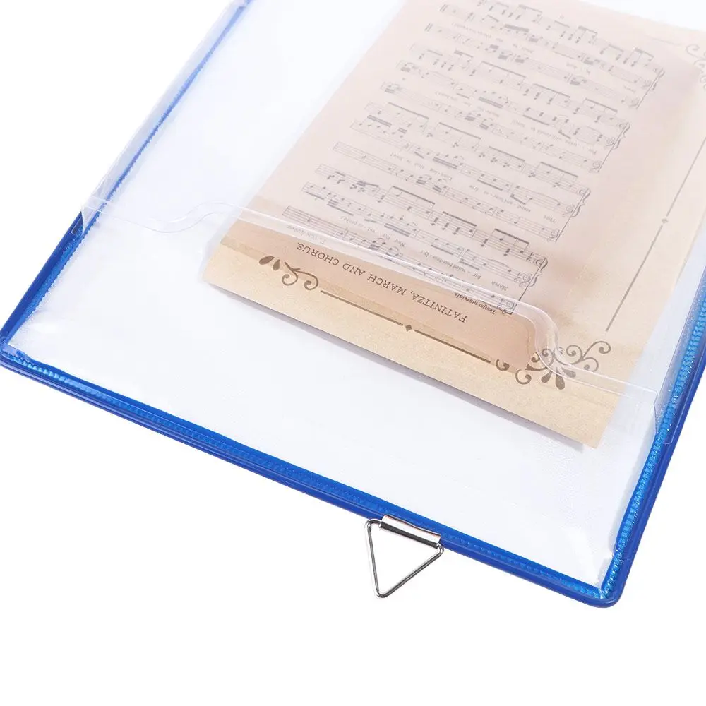 

Portable Wall Hanging A4 Receipt Organizer Plastic Water Resist File Folder PVC With Hook File Storage Case for Classroom Office