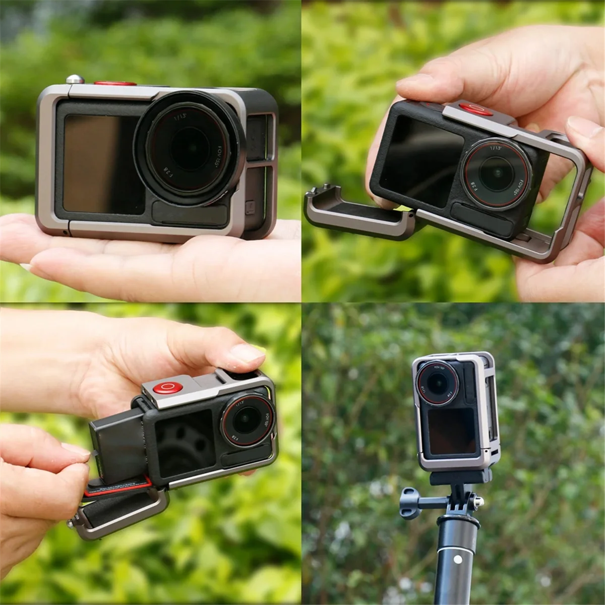 2025+ アクション 5 Pro/4/3 用ケージ保護フレーム アクション 5 Pro/4/3 用アルミニウム合金保護フレーム