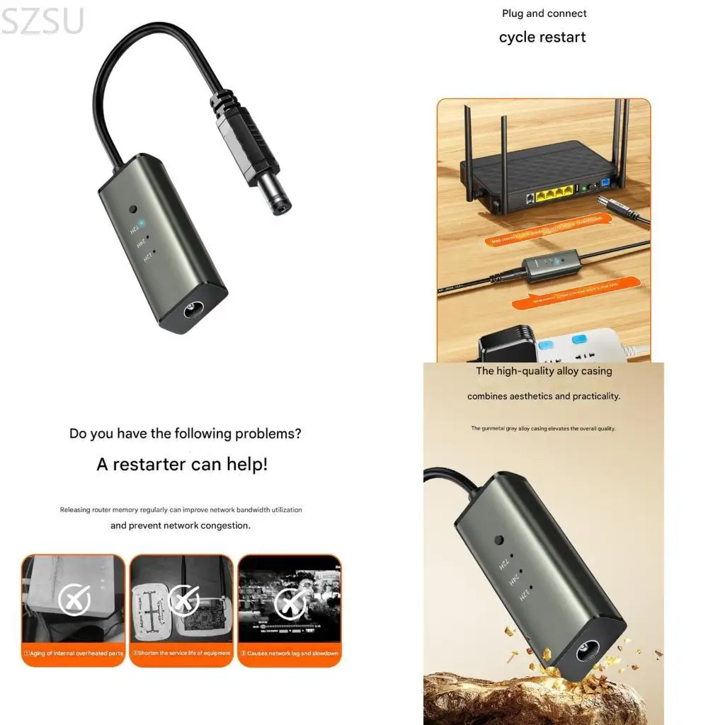 

SZSU Timer Rebooter For Scheduled Power Cycling Improve Device Safety