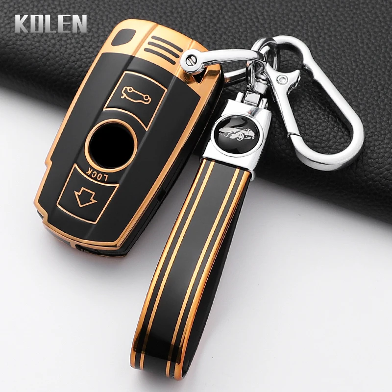 Funda de TPU para llave de coche, funda protectora para BMW E90 E60 E70 E87 3 5 6 Series M3 M5 X1 X5 X6 Z4 E71 E72 E88 E89 E91 E92
