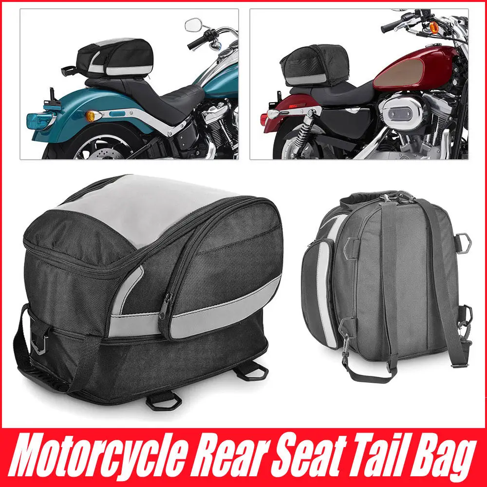 

Multifunction Motorcycle Rear Seat Bag Waterproof Motorcycle Tail Bag Large Capacity Motocross Rider Shoulder Bag Accessories