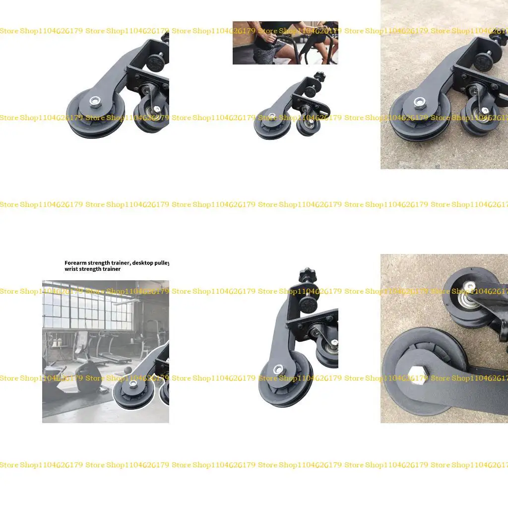 

A1A2 Table Mounted Strength Trainer Arm Wrestling Pulley Training System Wrist Exerciser Cable Machine for Home Gym Workout