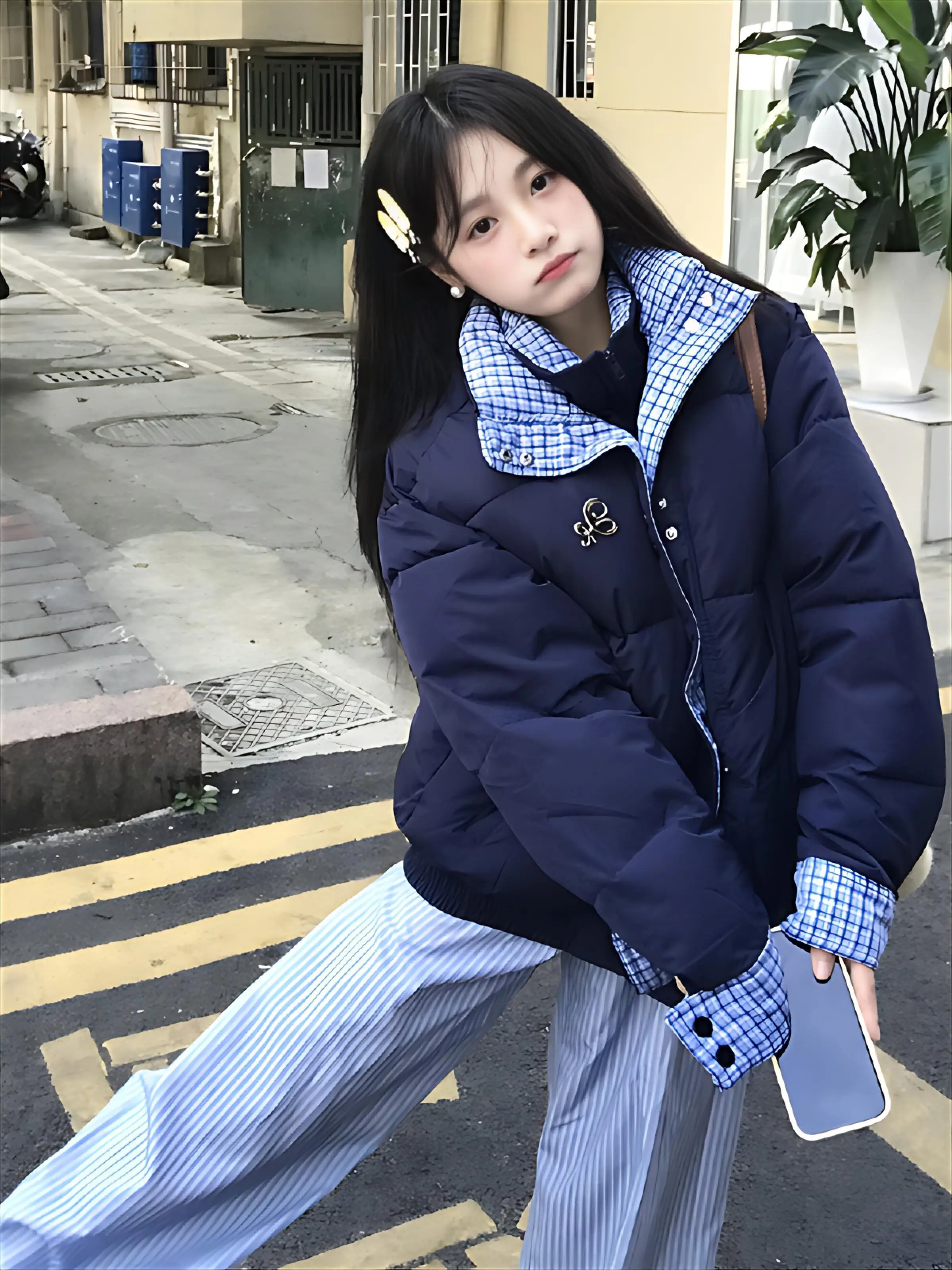 

Puffer Parkas Woman Winter Coats Womens Clothing Essential Cotton-Padded Thick Warm Hooded Long-Sleeved Fashion Casual Ladies GF