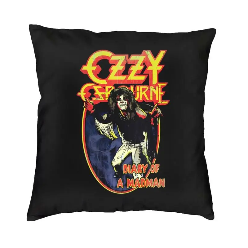 

Ozzy Osbourne Rock Band Чехлы для подушек из тяжелого металла 45x45 см Домашний декор Подушка с принтом для дивана Двусторонняя