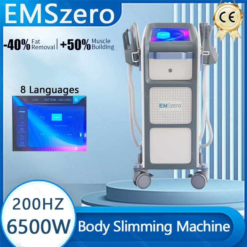 Emszero Machine Professional 6500w 15Tesla NEO Body Slimming Nova Rf Muscle EMS Electromagnetic Stimulate Hiemt Pro