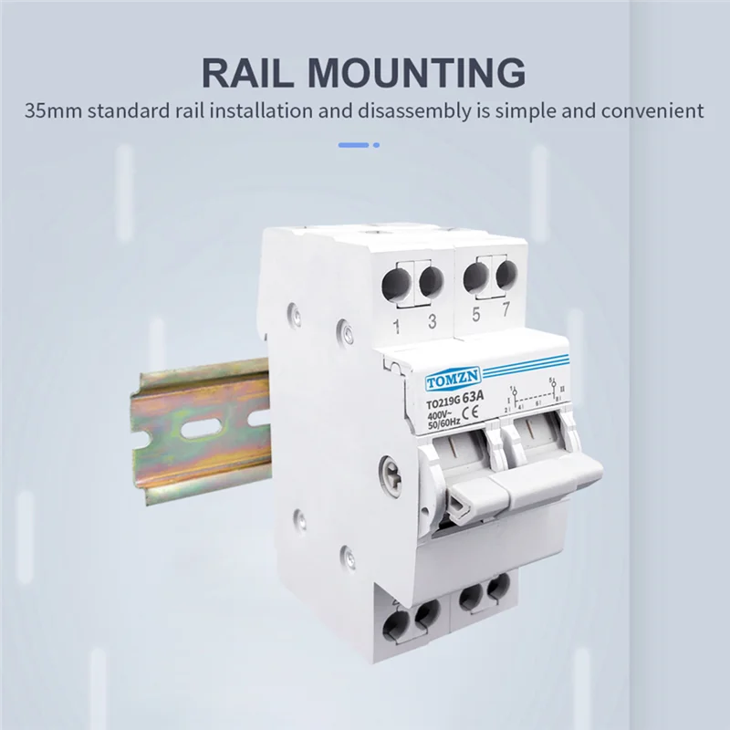 Saklar Transfer Manual Daya Ga - Din Rail Circuit Breaker ulasan dan harga