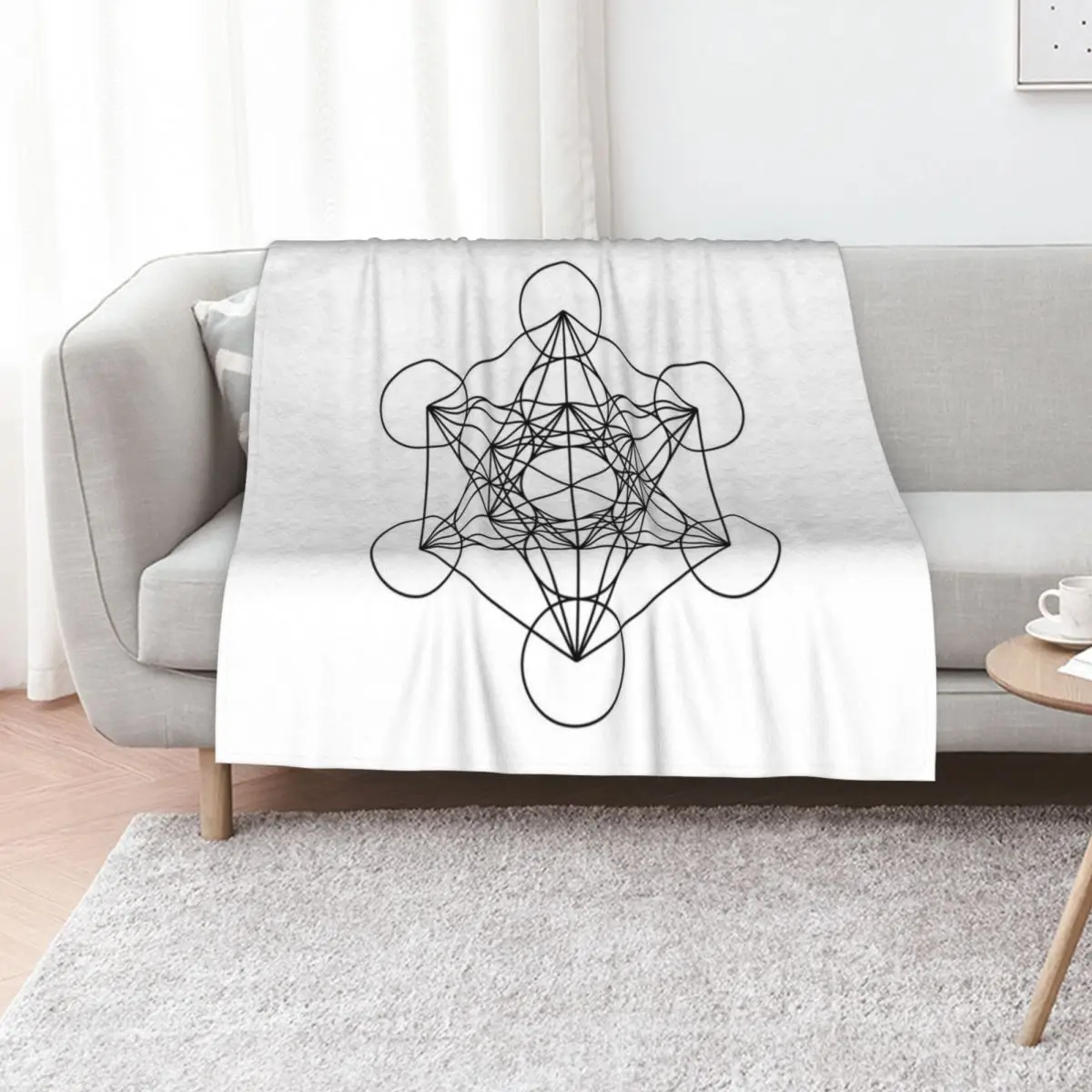 Metatron&x27;s Cube - Sacred Geometry Essential . Throw Blanket Thin Luxury Thermals For Travel for babies Blankets
