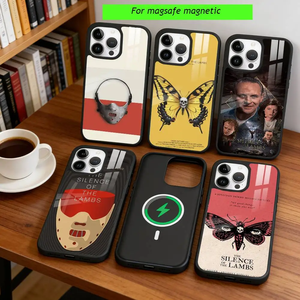 

The Silence of the Lambs Phone Case For iPhone17,16,15,14,13,12,11 Plus,Pro Magnetic with Magsafe Wireless Charging