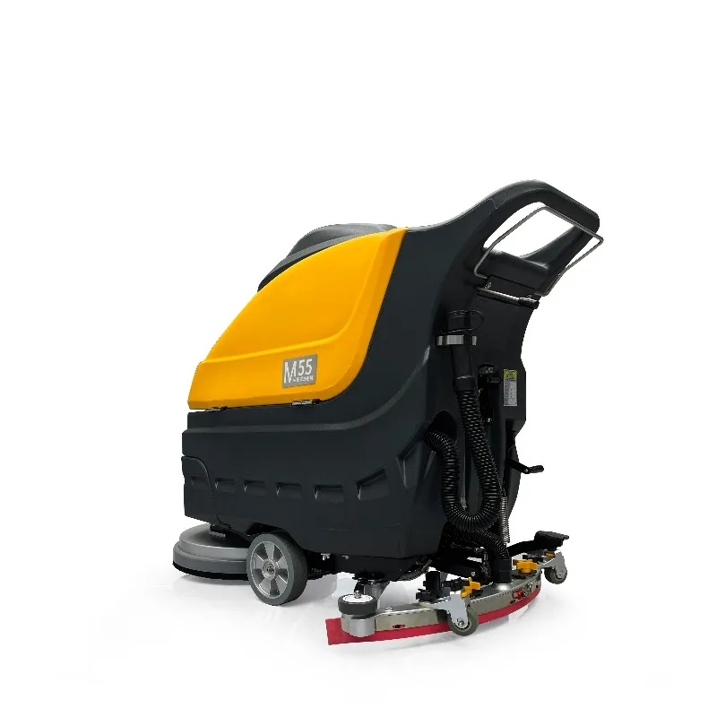 New Condition High Efficiency Automatic Walk-Behind Floor Scrubber Cleaning Machine For Commercial Industrial Cleaning