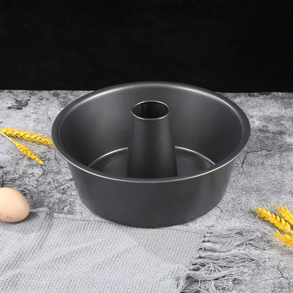

Практичная форма для выпечки из углеродистой стали с рифленой поверхностью, антипригарная, круглая, для кексов и десертов, термостойкая