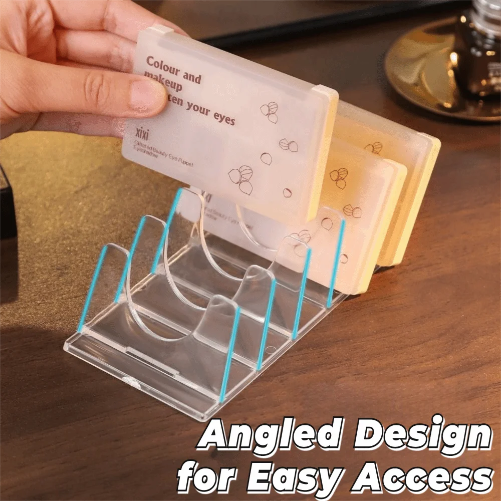 New High-clear Cosmetic Stand Acrylic Multi-Function Eyeshadow Palette Organizer Cosmetics Tools Stand