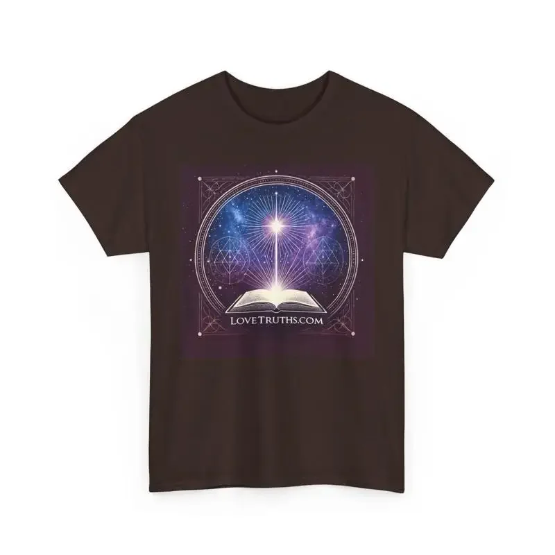 Lovetruths T-Shirt, Spiritual, Cosmic Connection, Yoga Apparel, Meditation Gear