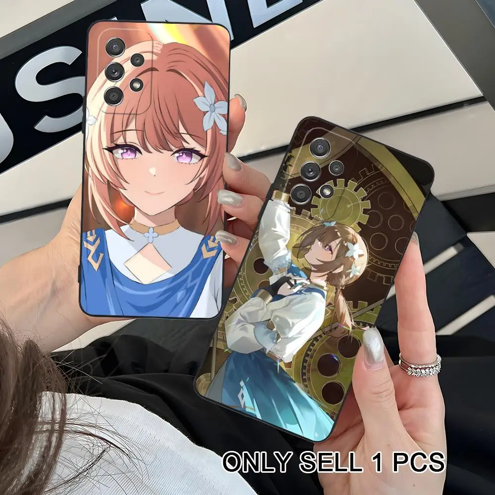 Game GI Direidyth Phone Case for Samsung Galaxy A26 25 24 23 22 21 17 16 15 14 13 12 11 5G Soft TPU Shockproof Cover