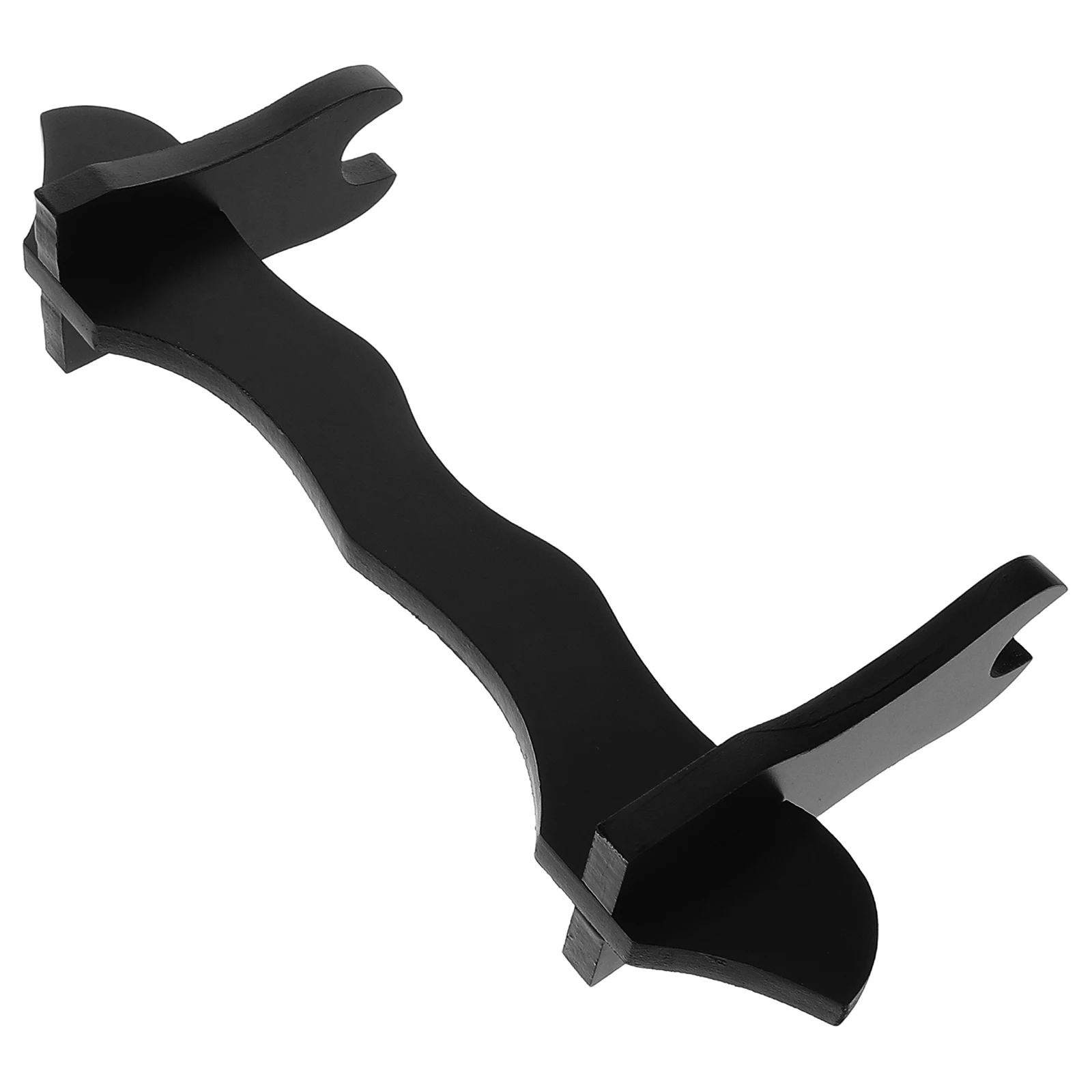 

1pc Sword Stand Desktop Elegant Flute Holder Ruler Bracket Display Stand Spacesaving Durable Multifunctional