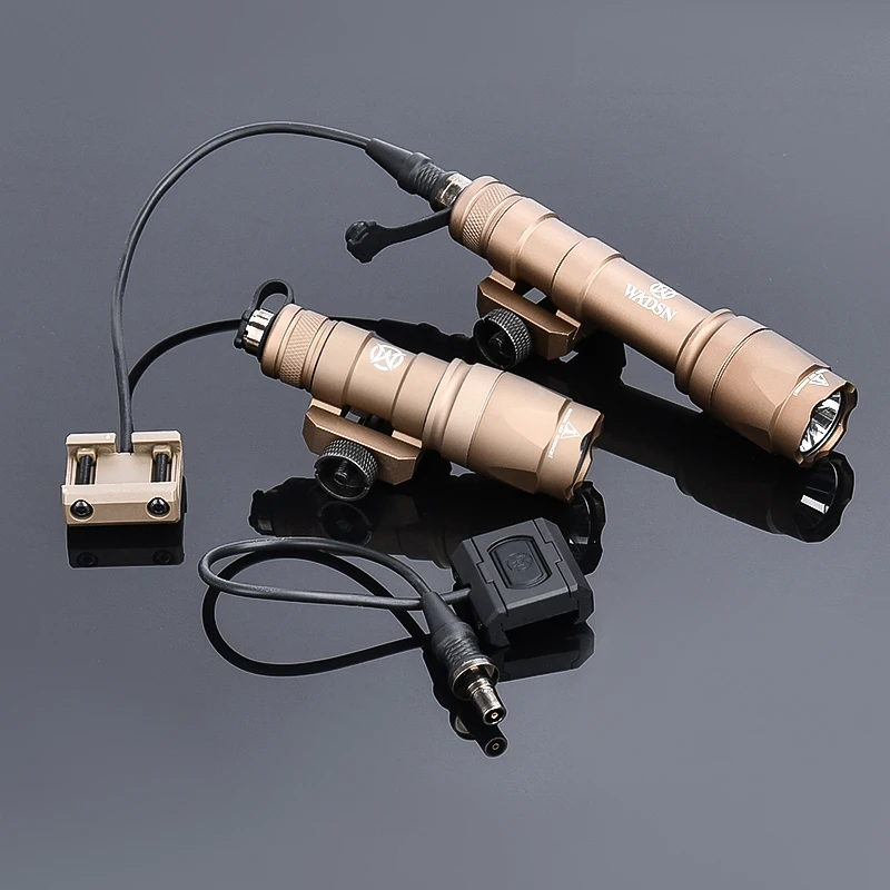 WADSN M600 M600C M300 WADSN Airsoft Tactical Weapon Flashlight Scout Light With Modbutton Lite Switch Fit Picatinny Mlok Rail