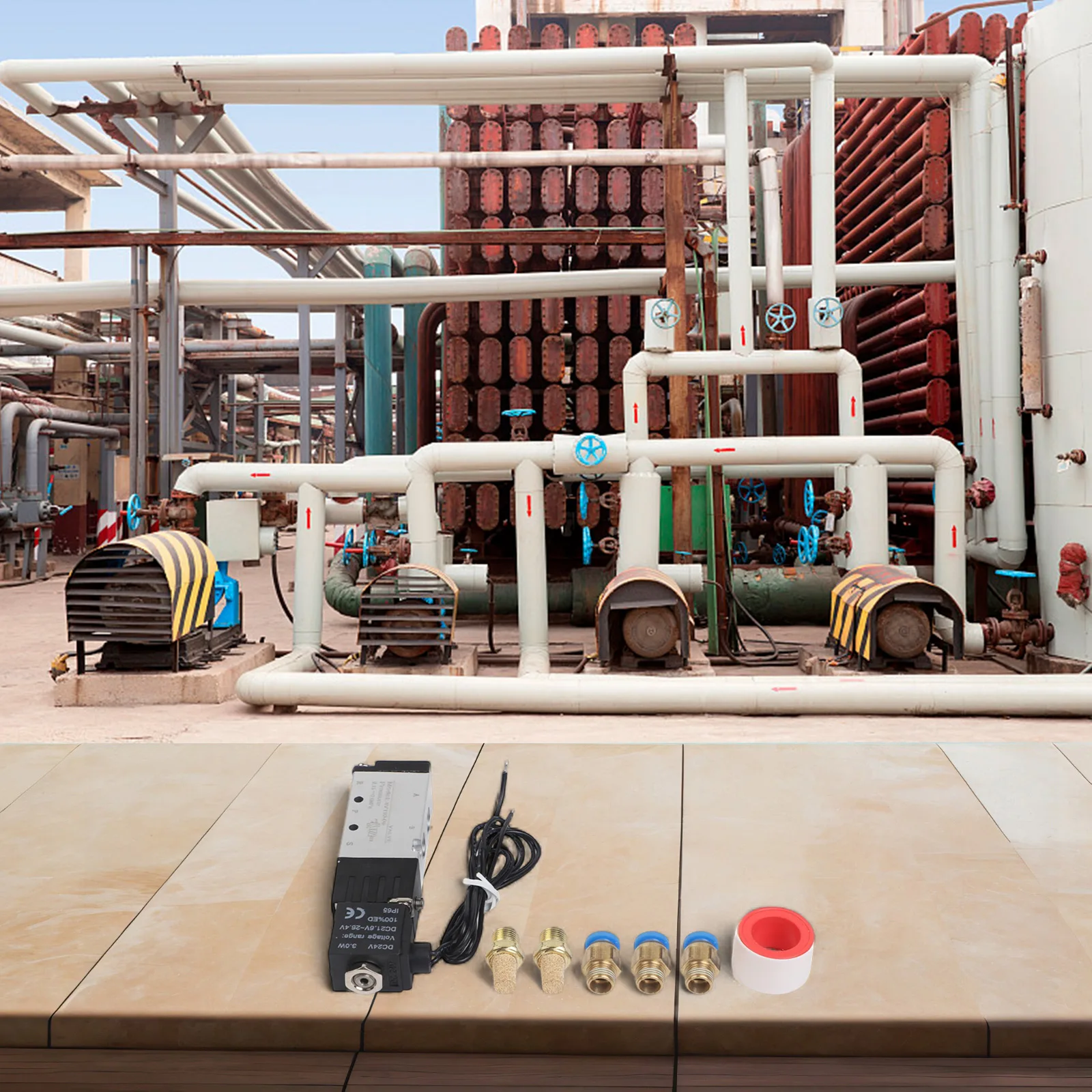 For Pneumatic Valves Integrated Filtration 2 Position 5 Pass For Demanding Usage 99.4*18*27mm Built-in 40-micron Filter