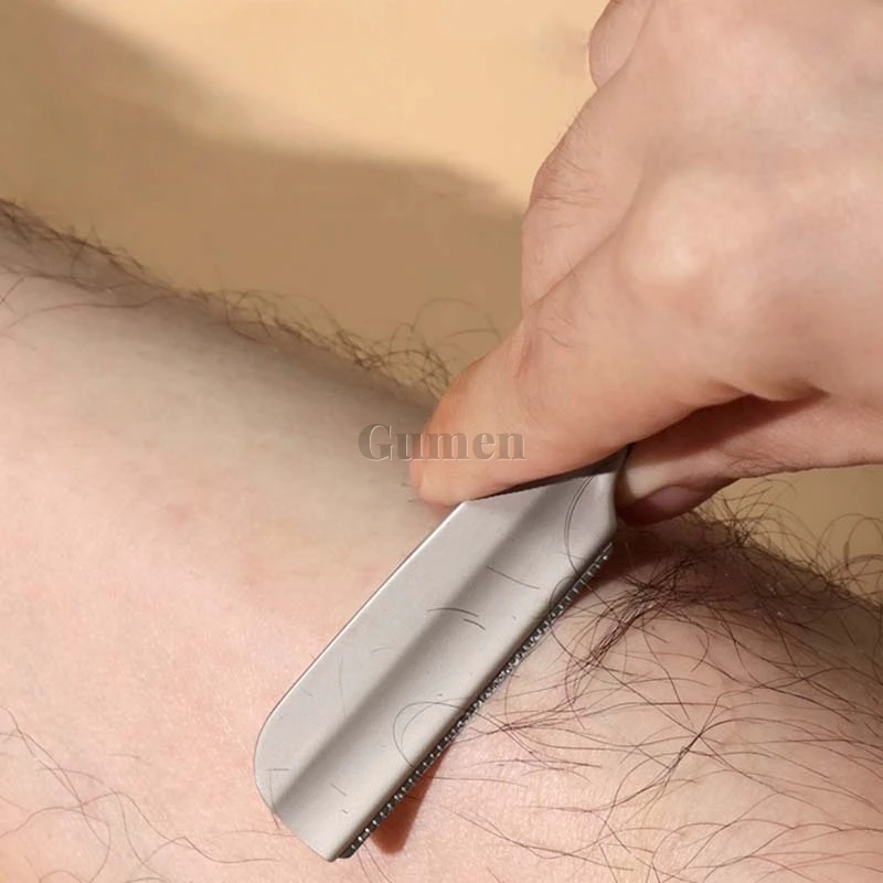 2026 المضادة للخدش مستقيم الحلاقة صالون حلاقة اللحية مكشطة الرجال تصفيف الشعر للطي ماكينة حلاقة ل 10/25 التيار المتناوب شفرات أمان الحلاقة #3