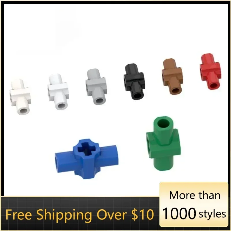 Kit de blocs de construction en briques rondes spéciales, 10 pièces, particules à assembler de haute technologie 24122, trou transversal, pièce remplaçable, jouet pour enfants