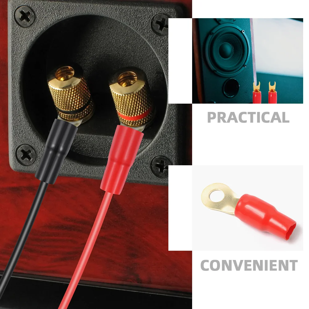 

6Pairs Audio Terminal Connectors Insulated Wire Crimp Connectors Car Speaker Electrical Kit Automotive Electrical Terminals Kit