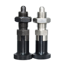 Carbon Steel Index Plunger Pin Self-Locking Type Sub-Plating Knob Plunger M6, M10, M12, M16  in stock