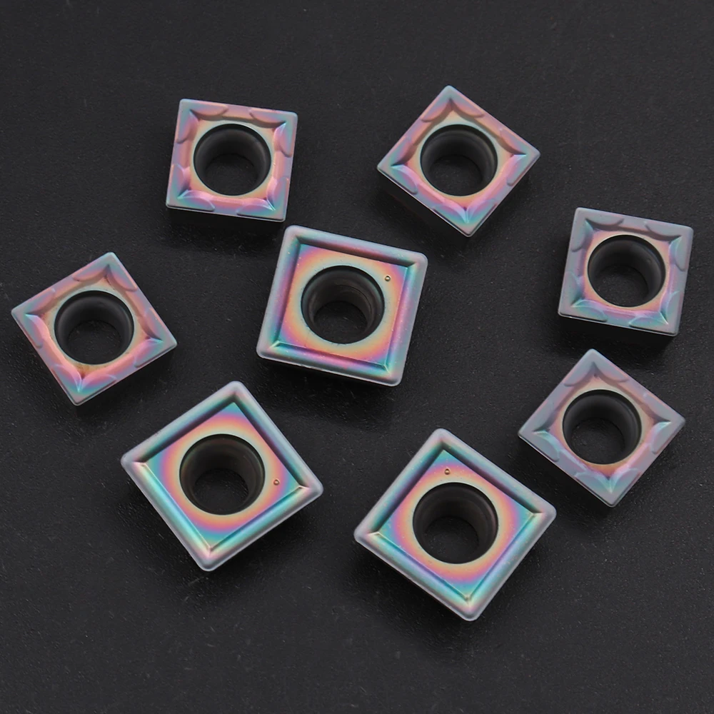 Herramientas de torneado interno de alta calidad, insertos de carburo multicolor SCMT09T304 SCMT09T308 SCMT120404 SCMT120408