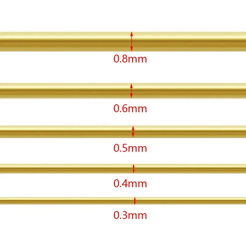 0.3-1.0mm Biżuteria Drut miedziany Odporny na przebarwienia Biżuteria Drut do bransoletek Naszyjniki Rzemiosło Biżuteria Materiały do tworzenia biżuterii