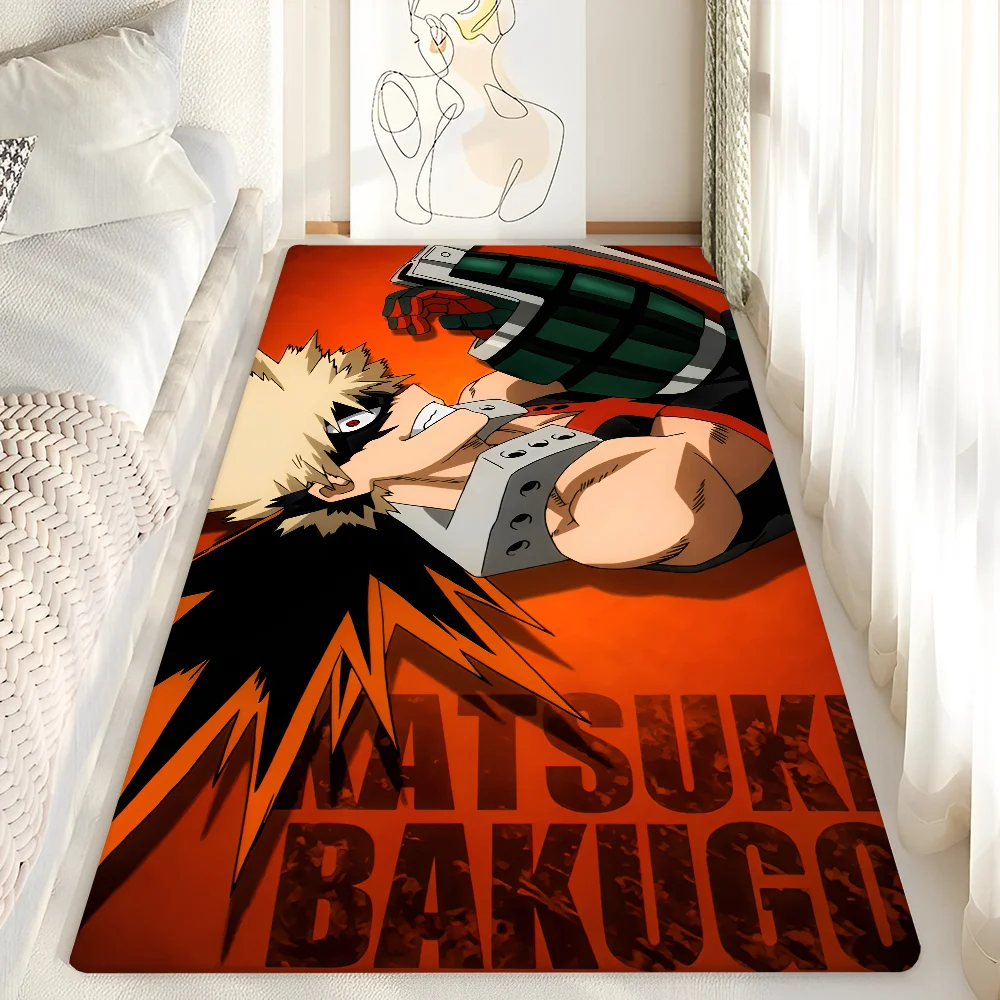 Anime My Hero Academia Bakugou Katsuki Entrance Door Mat Nordic Style Bedroom Doormat Home Balcony Anti-Slip Modern Home Decor