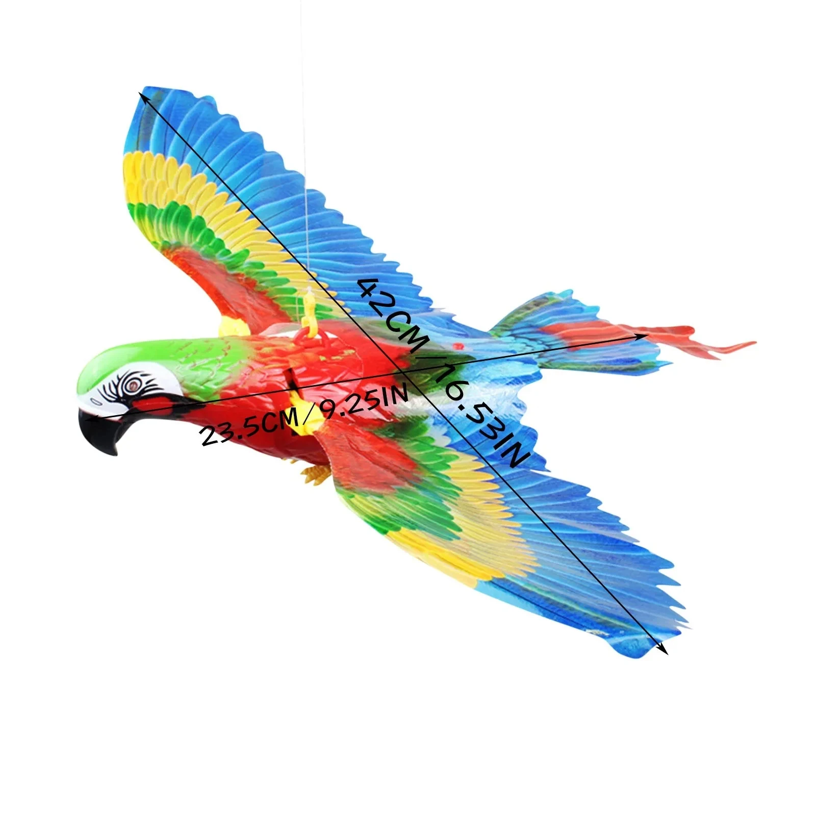 Electric Flying Bird Cat Toy Bird Simulation Interactive Hanging Parrot Eagle Flying Toy For Cats Relieve Boredom Teasing Toys